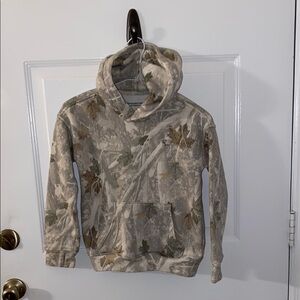 Abercrombie Kids Brown and Green Camouflage Hoodie